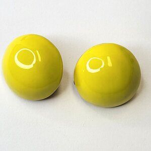 Round Yellow Clip Ons